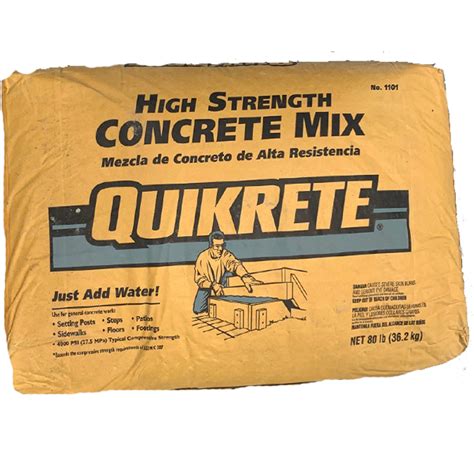 quikrete 80 lb bag|quikrete 80 lb bag dimensions.